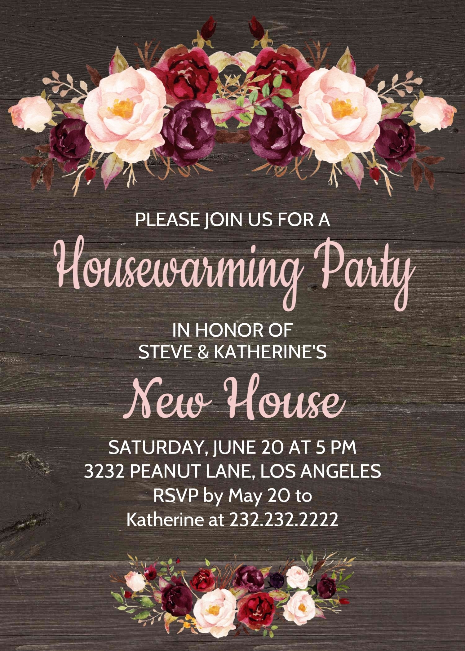 Housewarming Invitation Template Best Templates Resources