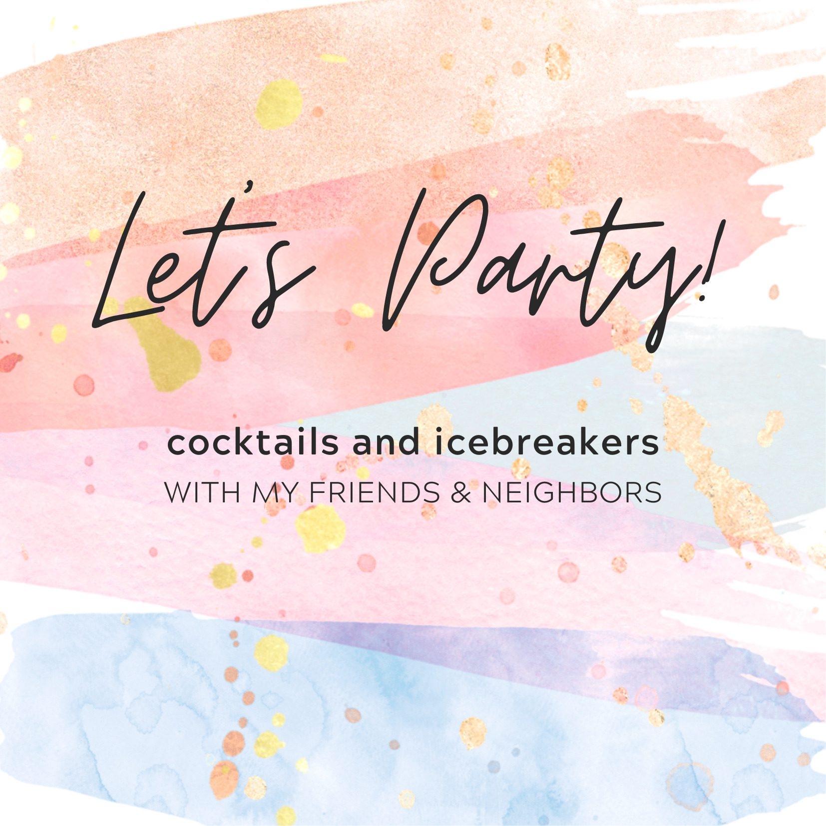 champagne party invitations templates