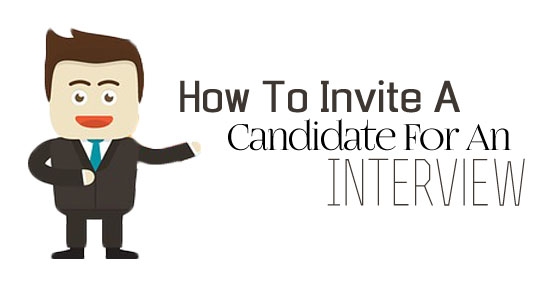 email template to invite candidate for interview