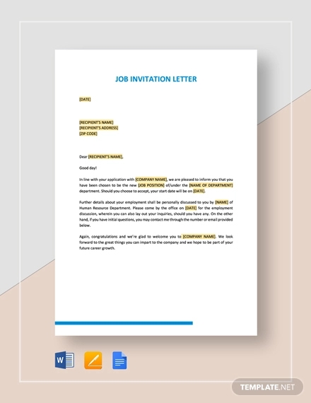 How To Invite A Candidate To Apply For A Job Job Retro