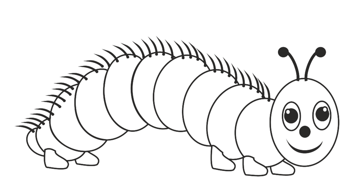 Hungry Caterpillar Coloring Page Very Hungry Caterpil Vrogue co