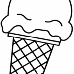 Ice Cream Cone Coloring Pages Coloring Home