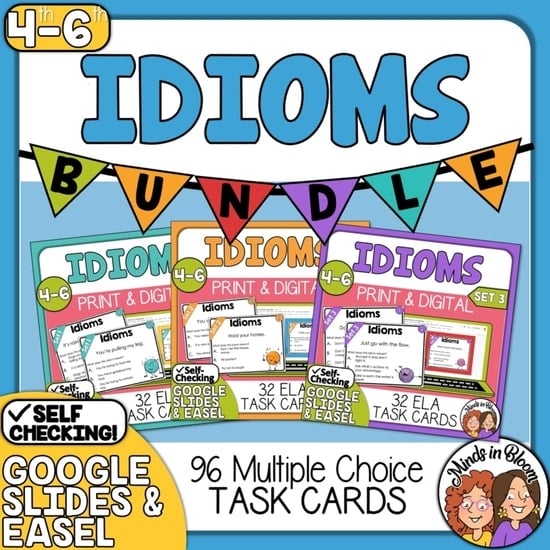 printable idiom cards