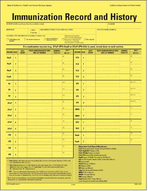 Immunizations Student Health Center