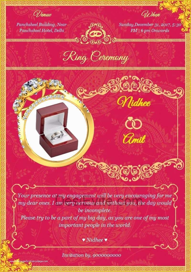 engagement invitation cards templates