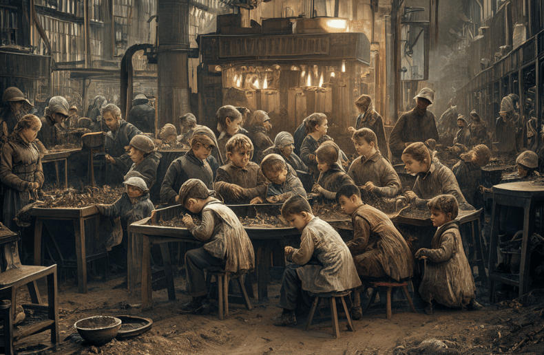 child labor during the industrial revolution worksheet