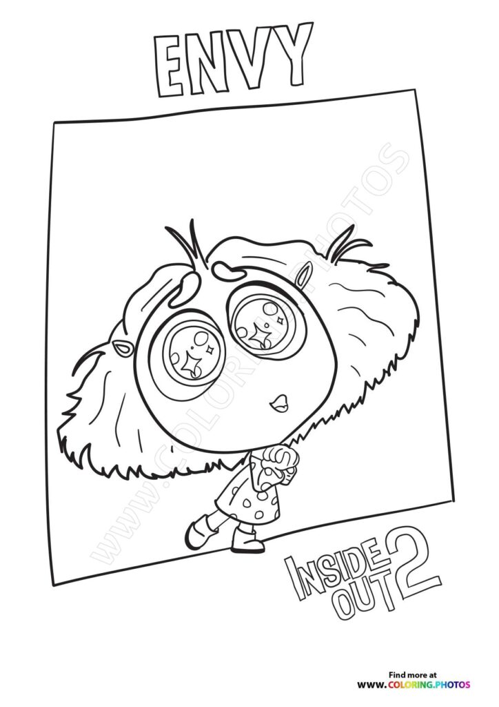 Inside Out 2 Coloring Pages Coloring Nation