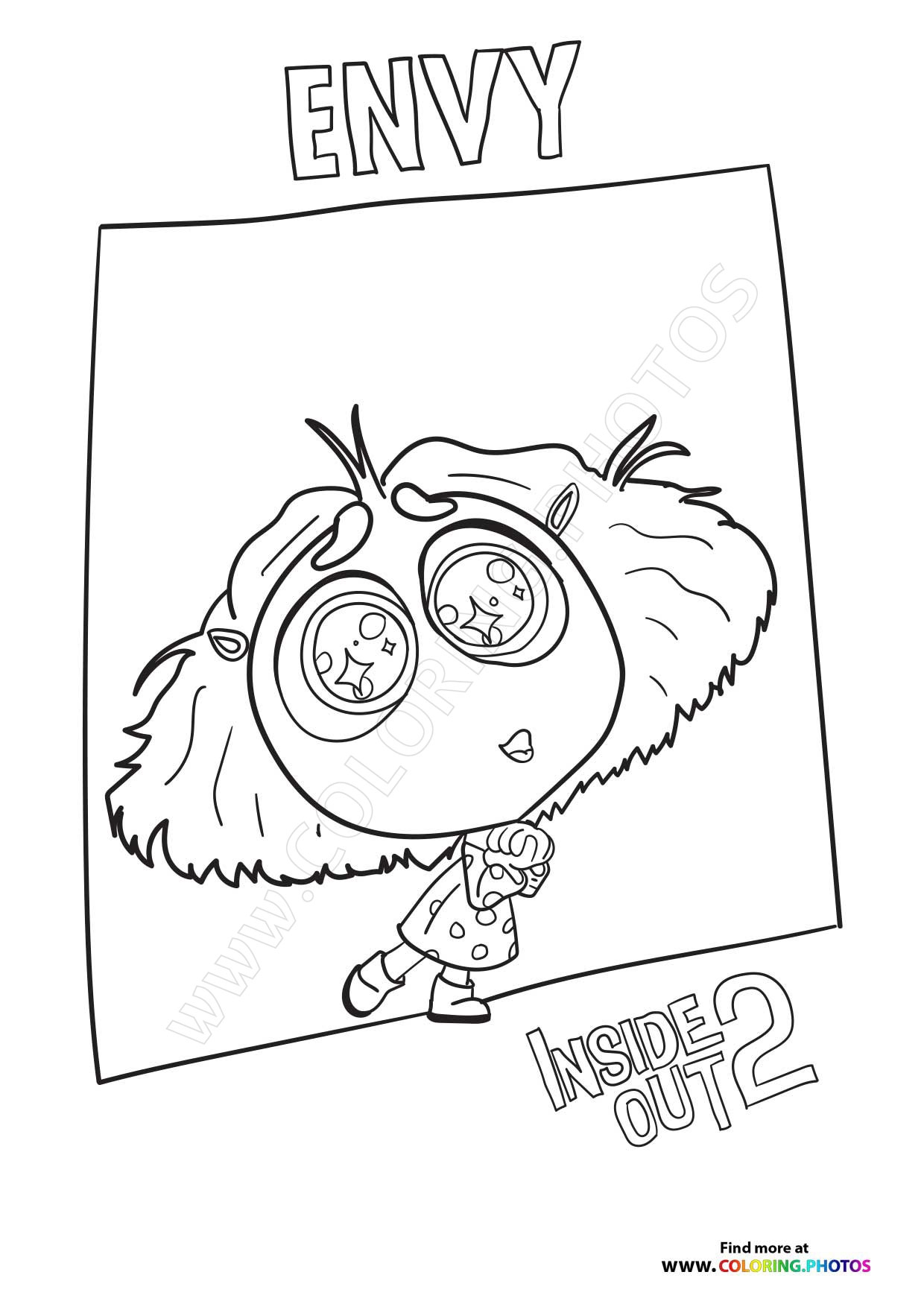 Inside Out 2 Coloring Pages Coloring Nation