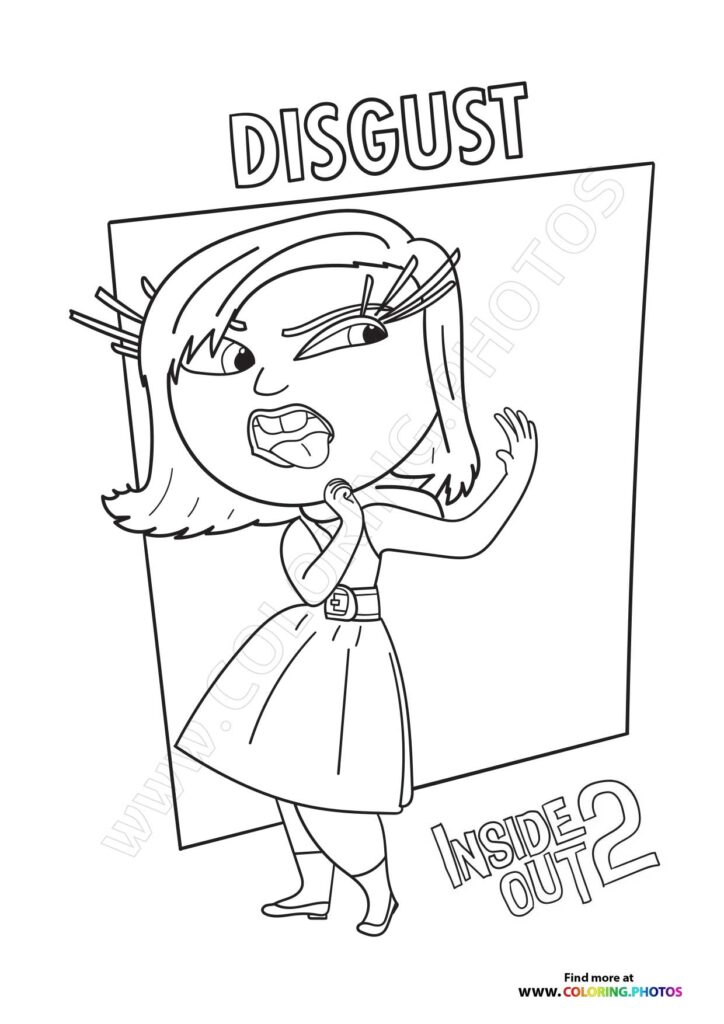 Inside Out 2 Coloring Pages Coloring Nation