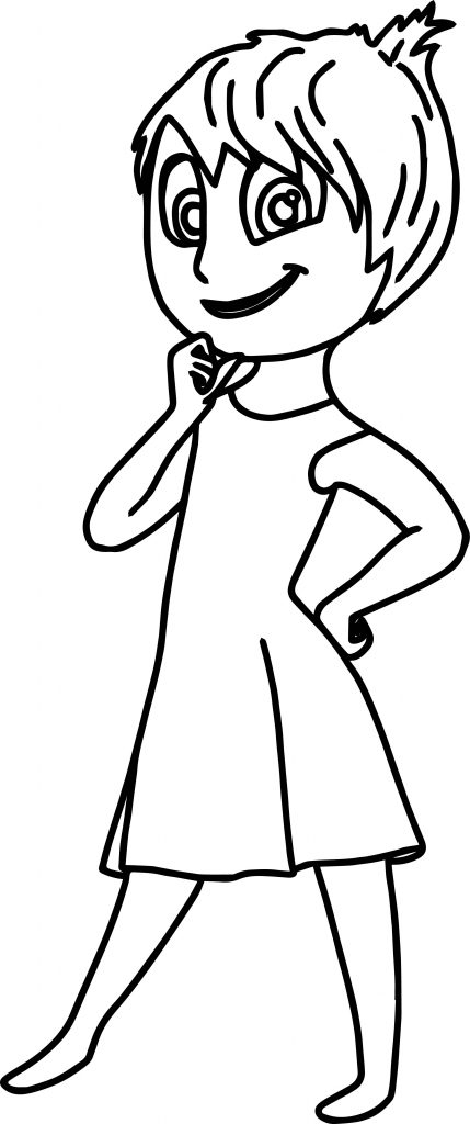 Inside Out Joy Coloring Pages Wecoloringpage