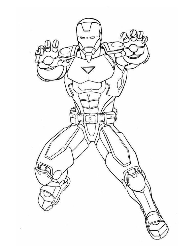 Iron Man Coloring Page Free Printable Coloring Pages For Kids