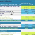 IRS Form 1040 ES Fill Out Printable PDF Forms Online Worksheets Library