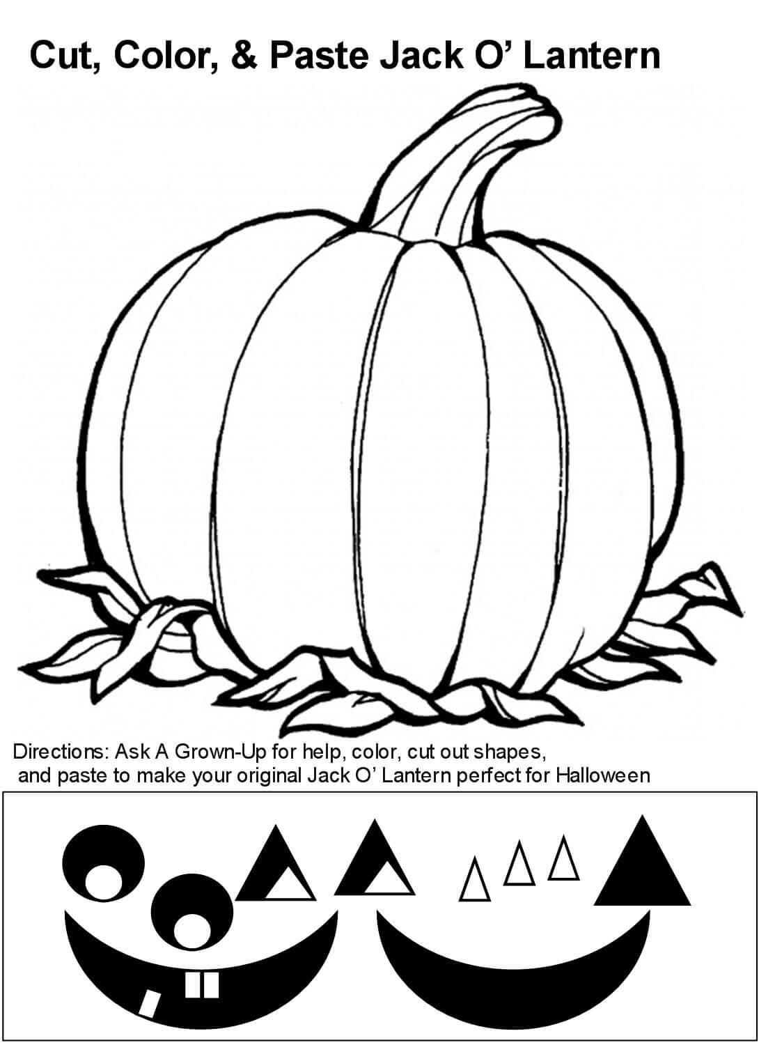 Jack O Lantern Coloring Pages