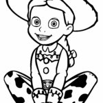 Jessie Toy Story Coloring Pages 10 Printable Sheets Simple To Draw