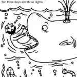 Jonah And The Whale Coloring Page Coloring Home