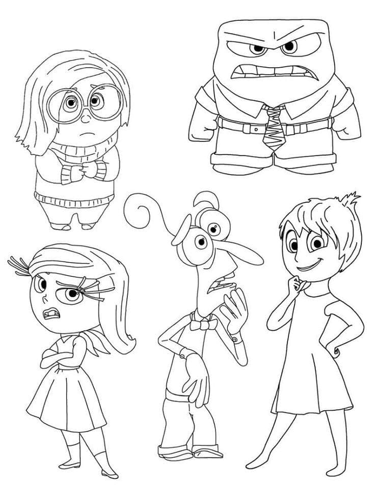 Joy Inside Out Coloring Page Free Printable Coloring Pages For Kids