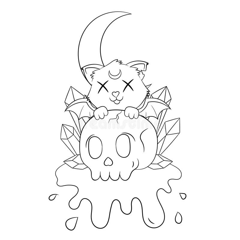 Goth Coloring Pages