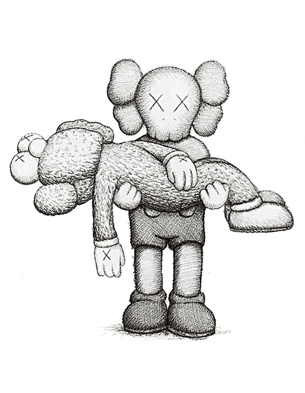 Kaws Coloring Pages Coloring Home