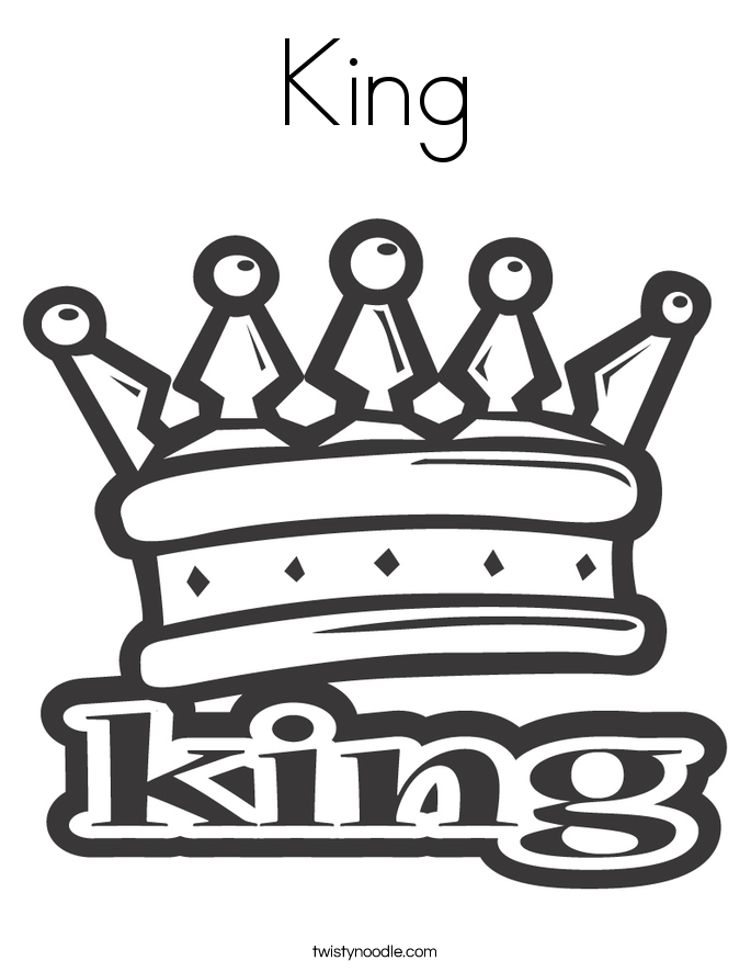 King Crowns Coloring Pages Coloring Home