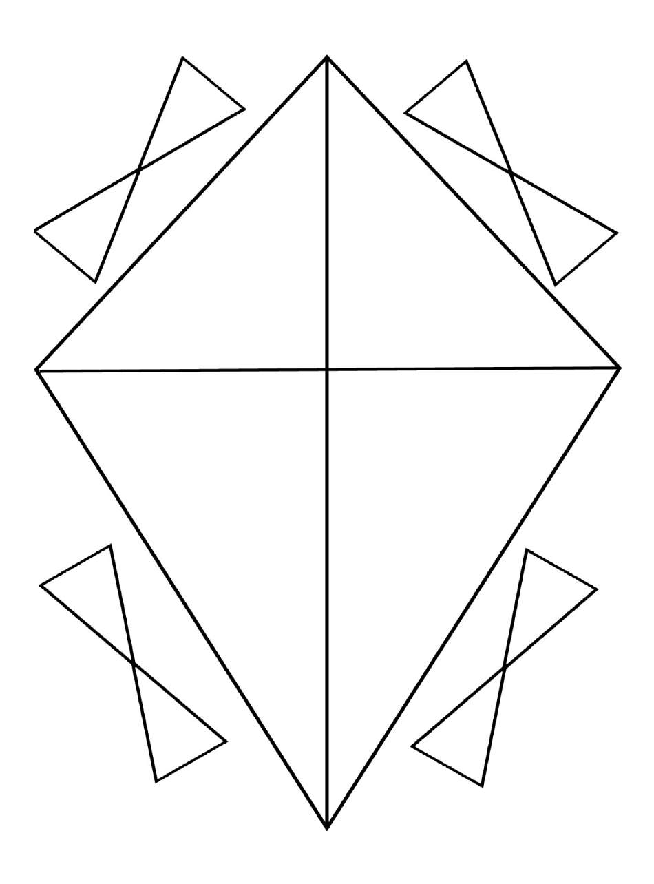 free printable kite template