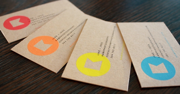 Kraft Paper Business Cards