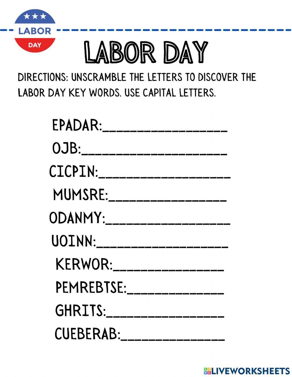 number of the day worksheet