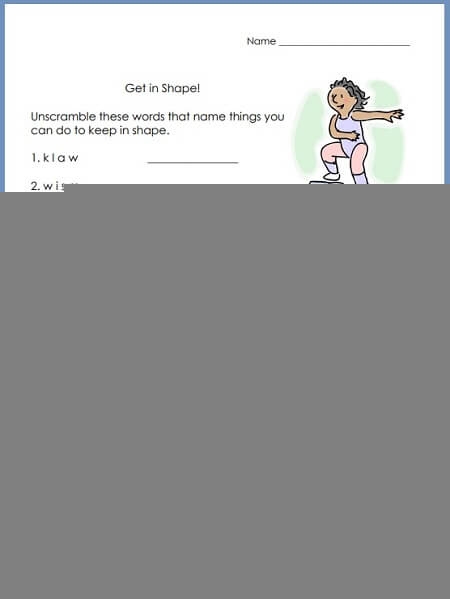 Language Arts Worksheets 1st Grade Language Worksheets