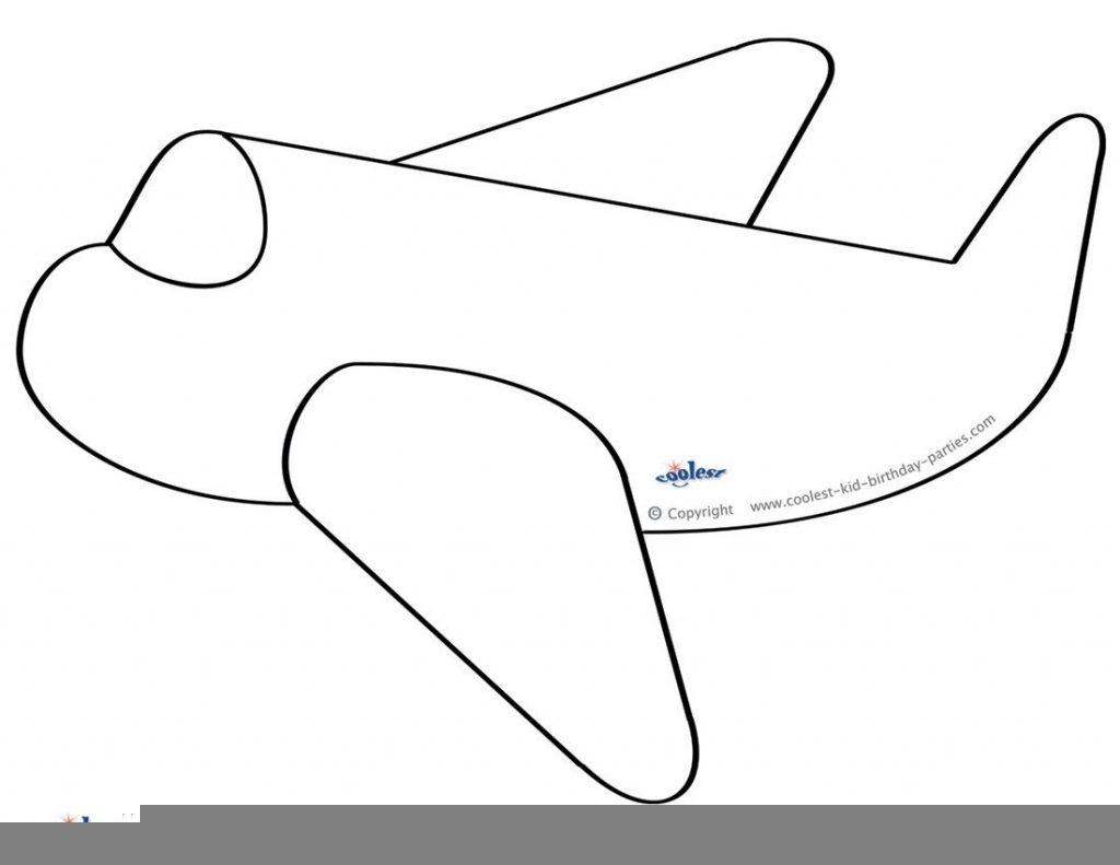Large Printable Airplane Decoration Coolest Free Printables Free