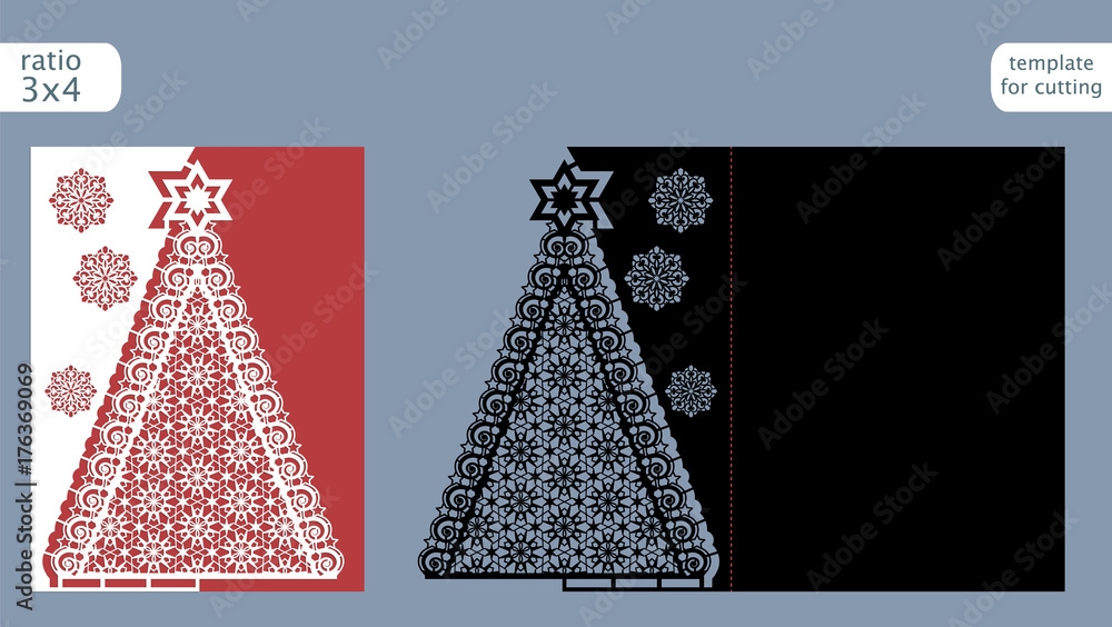 printable cut out christmas card template