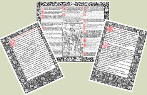 Latin Mass Altar Cards Tridentine The Dowry Workshop