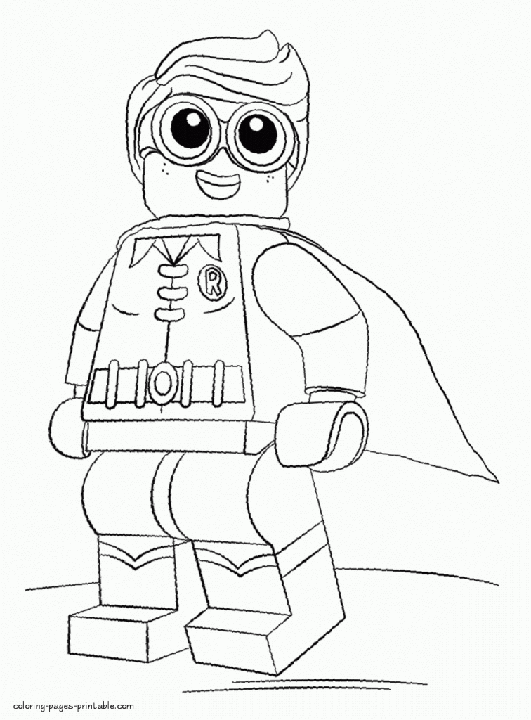 Lego Batman Movie Pages To Color Robin COLORING PAGES PRINTABLE COM