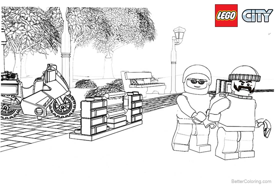 Coloring Pages Police