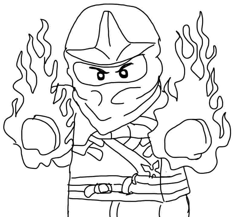 ninjago free coloring pages