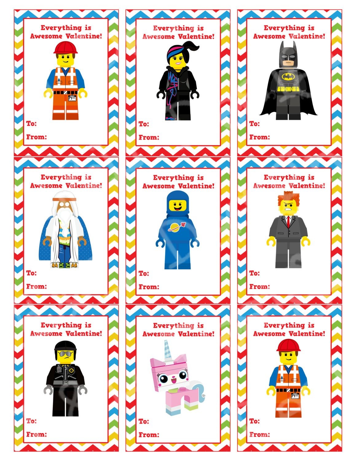 Lego Printable Valentine Cards Gerald J Holland