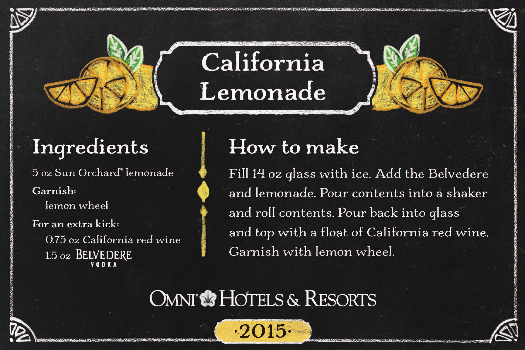 Lemonade recipe card western Unpacked