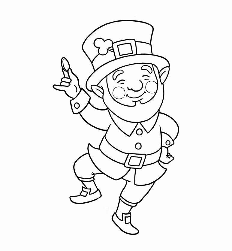 Leprechaun Color Pages Coloring Home