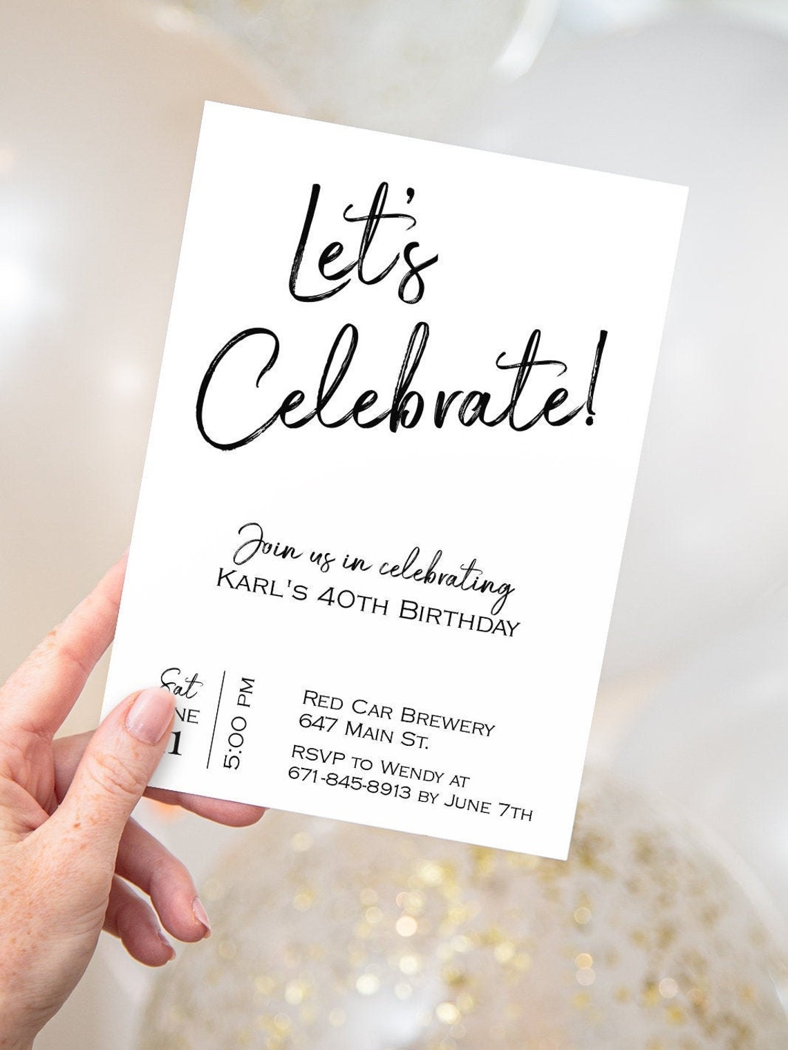 celebrate it invitation kit template