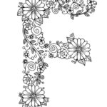 Letter F Coloring Page Coloring Nation