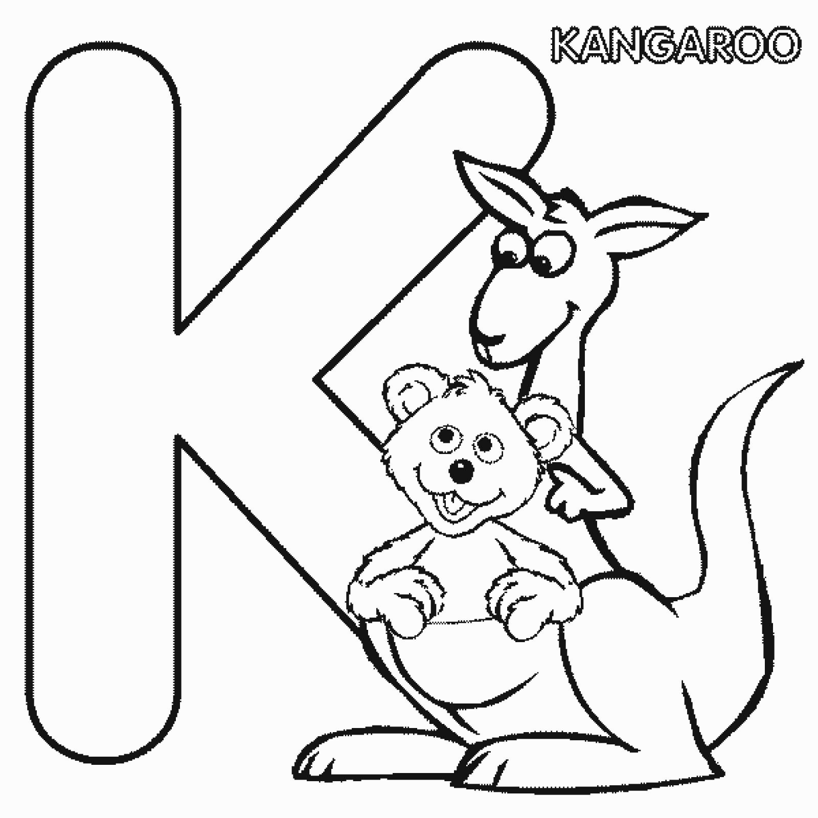 Letter K Coloring Page Coloring Home