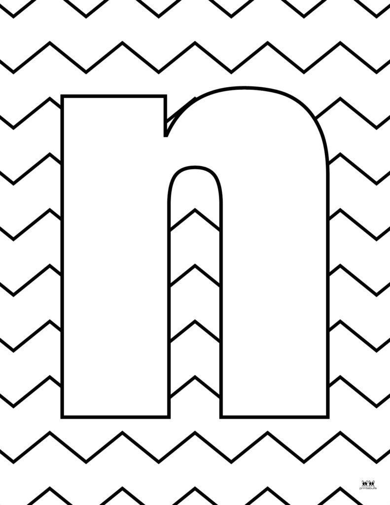 Coloring Pages For Letter N