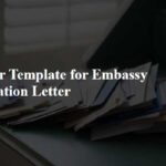 Letter Template For Embassy Invitation Letter Free Samples In PDF