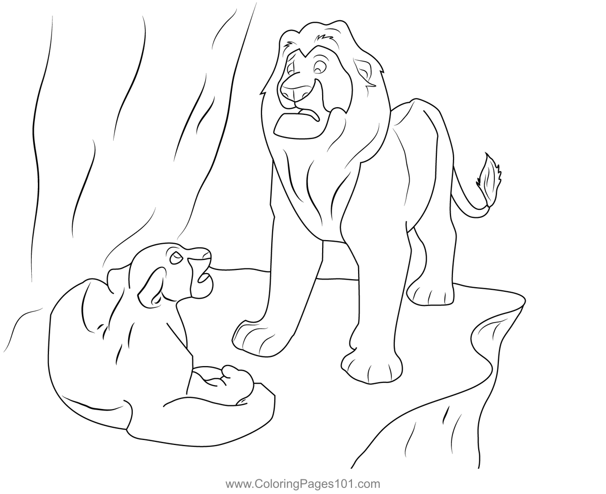 Coloring Pages Lion