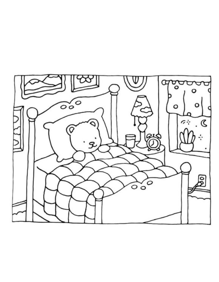 Little Corner Coloring Pages Free Printable PDF