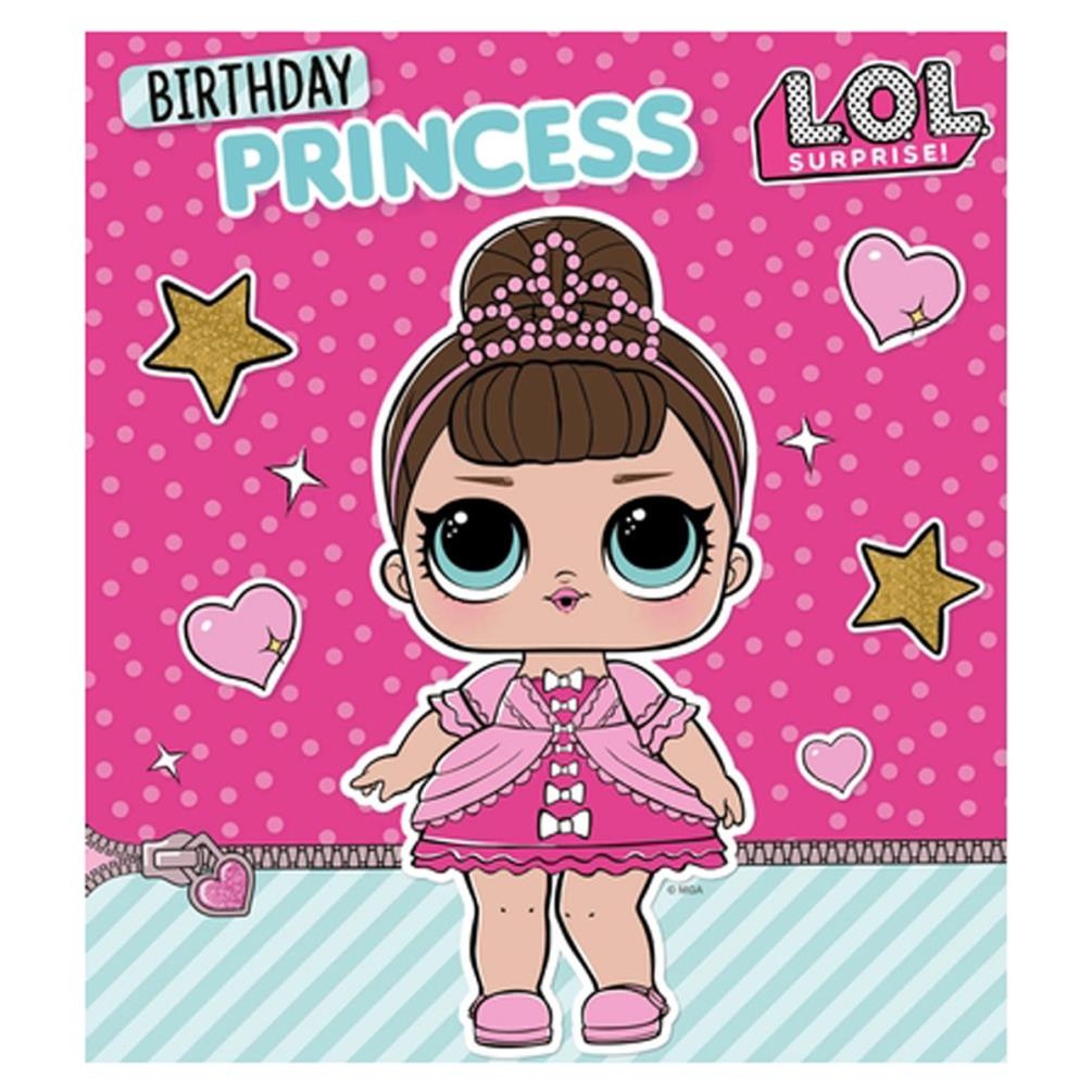 LOL Surprise Birthday Girl Birthday Card LO021 Printable Birthday Cards