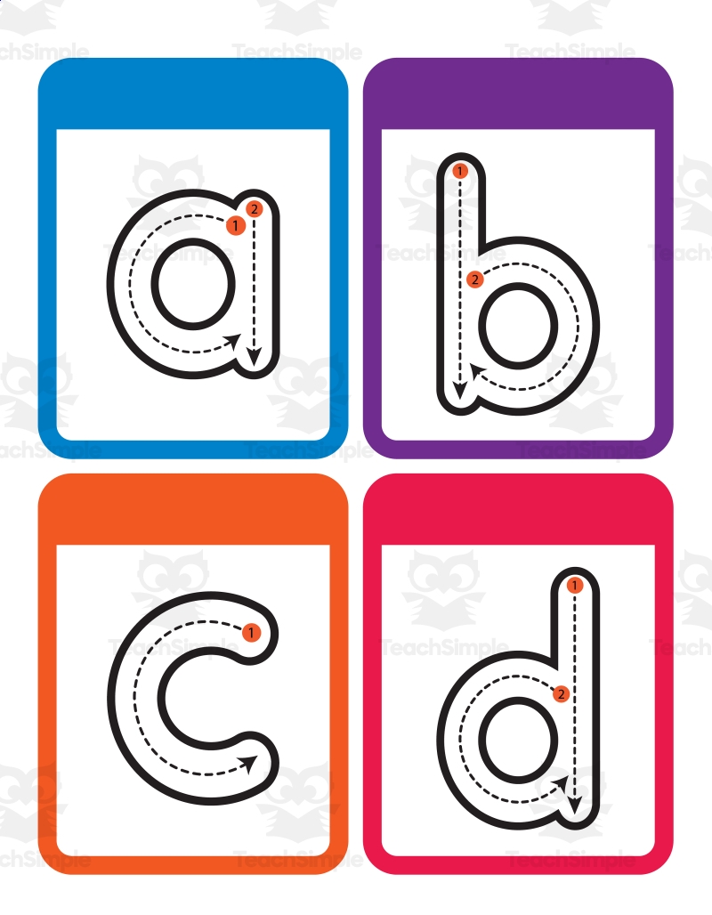 printable lowercase letter cards