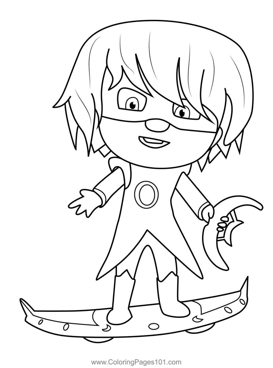 free pj masks coloring pages