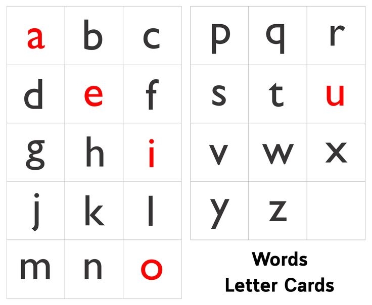 Making Words Letter Cards Printable Making Words Printable Alphabet