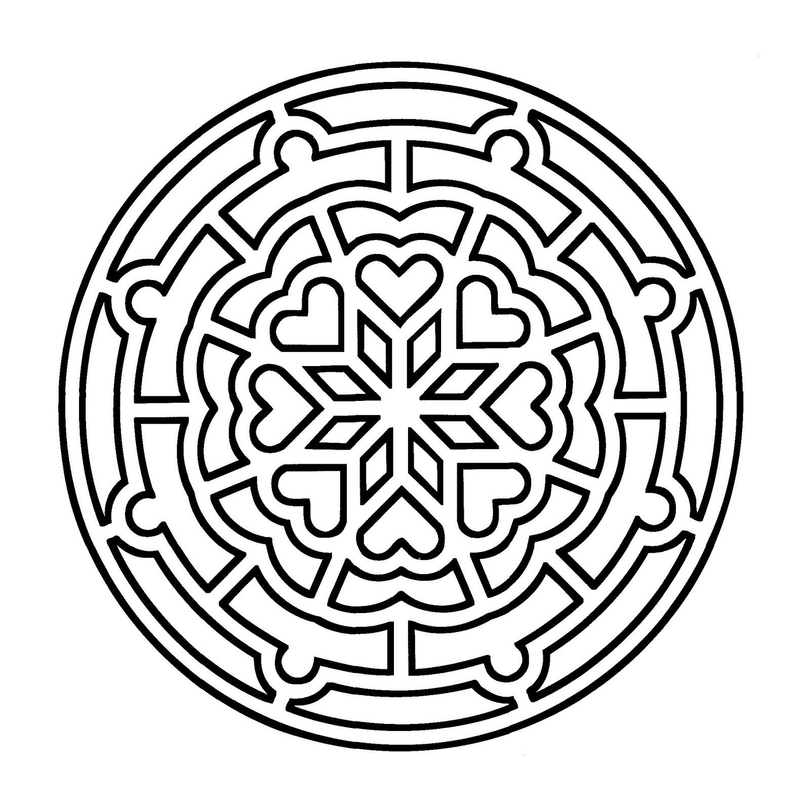 Coloring Pages Of Mandalas