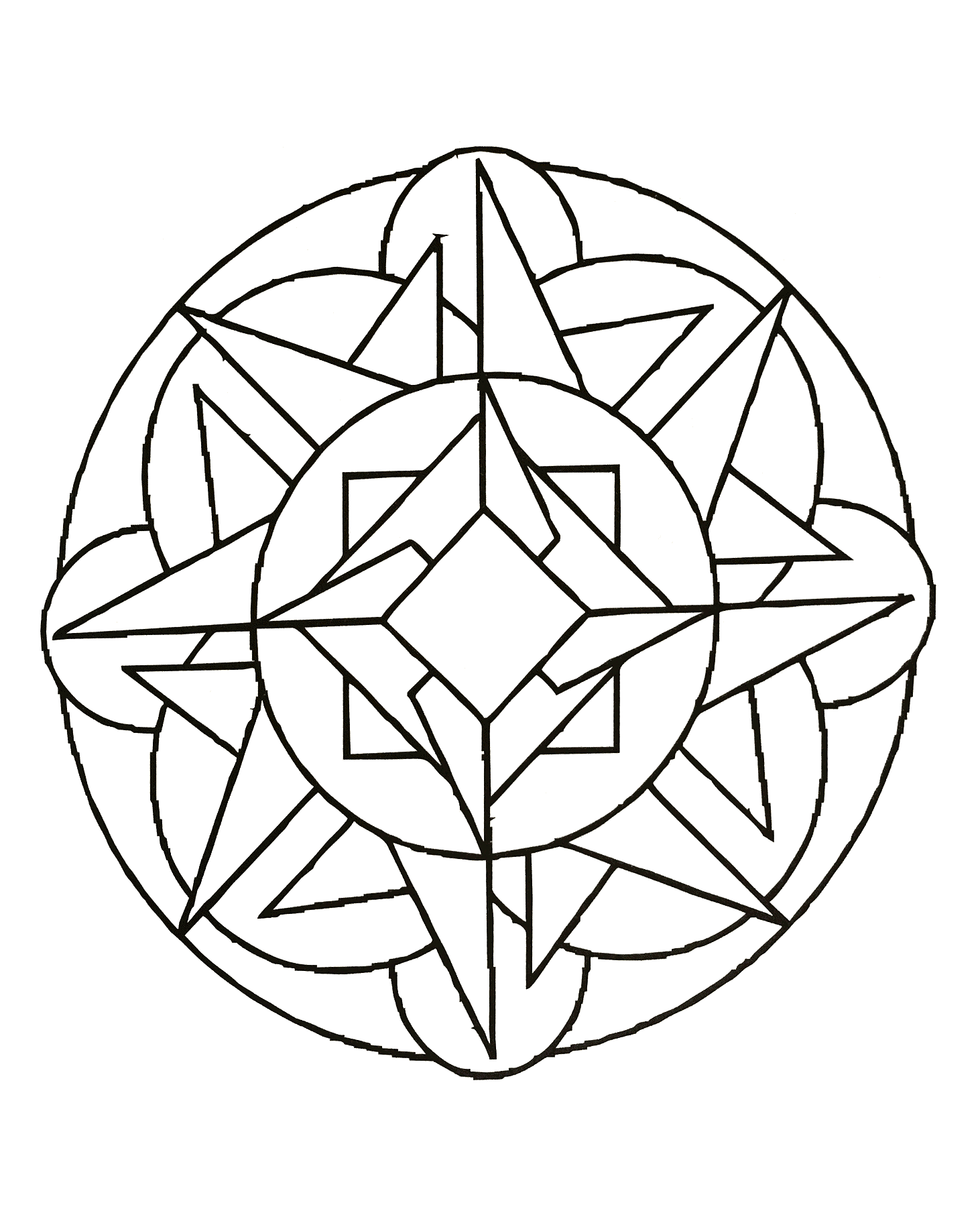Mandalas To Print Mandalas Kids Coloring Pages