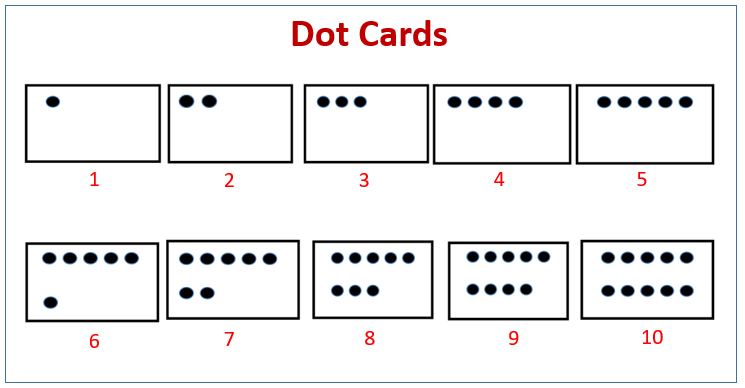 printable dot cards